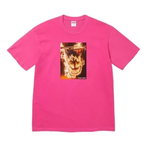 Supreme x Spitfire SS26 Flag T-Shirt 'Pink' SUP-SS26-336-PNK