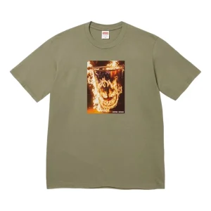 Supreme x Spitfire SS26 Flag T-Shirt 'Green' SUP-SS26-336-GRN