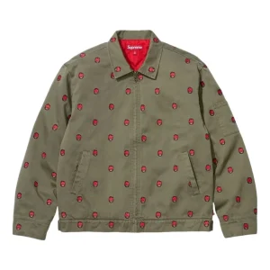 Supreme x Spitfire SS26 Work Jacket 'Green' SUP-SS26-341-GRN