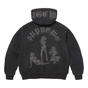 Supreme x The Great China Wall Hooded Work Jacket 'Black' SUP-SS26-185-BLK