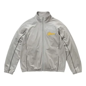 Supreme SS26 Velour Mesh Track Jacket 'Silver' SUP-SS26-121-SLV