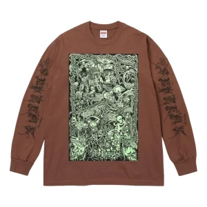 Supreme SS26 Wombat L/S T-Shirt 'Brown' SUP-SS26-013-BRN