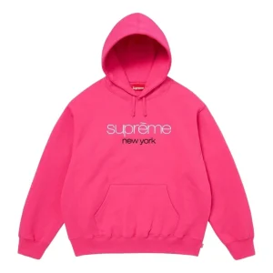 Supreme SS26 Classic Logo Hooded Sweatshirt 'Bright Fuchsia' SUP-SS26-051-BRTFCS