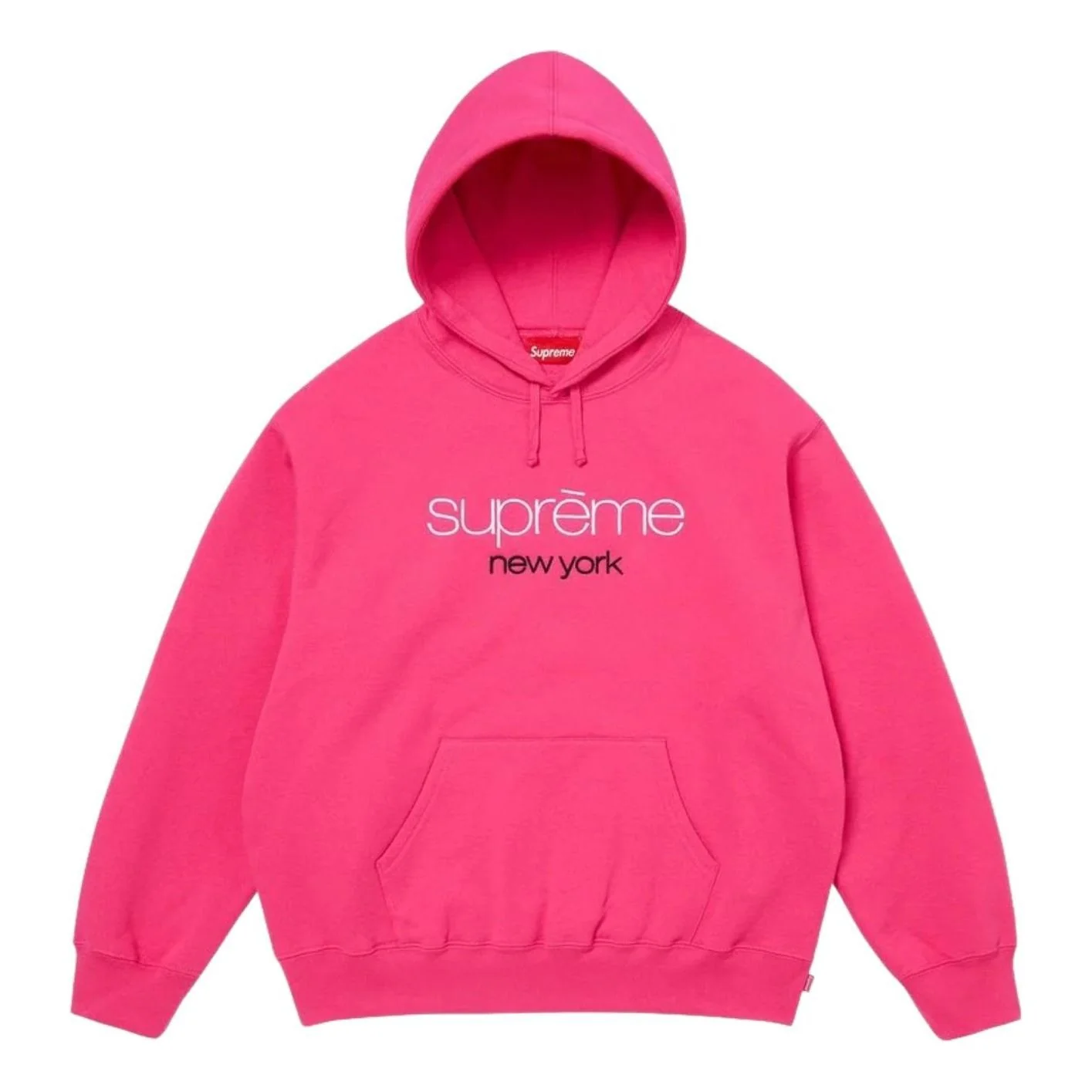 Supreme SS26 Classic Logo Hooded Sweatshirt 'Bright Fuchsia' SUP-SS26-051-BRTFCS