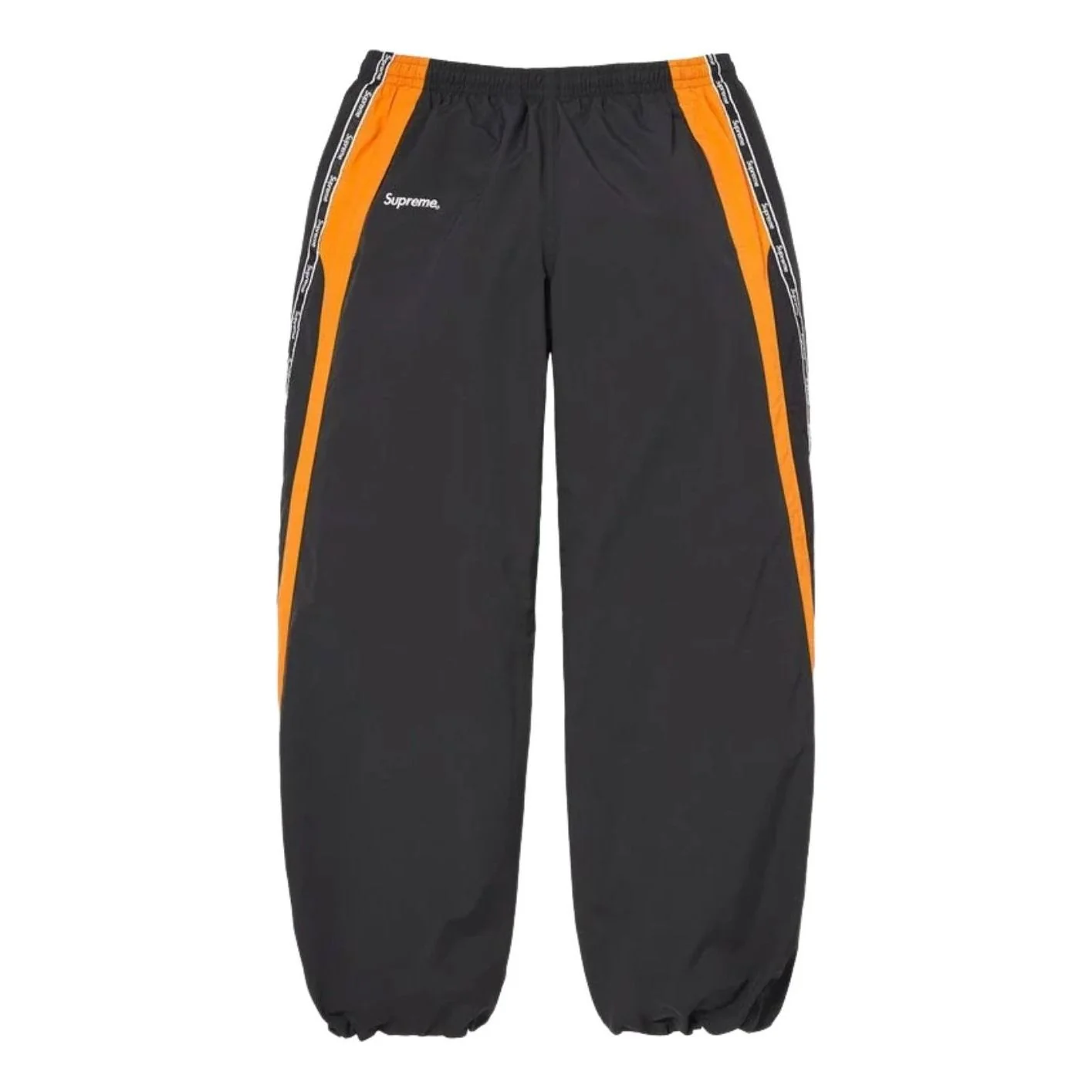 Supreme SS26 Logo Taping Track Pant 'Orange' SUP-SS26-266-ORG