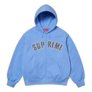 Supreme x B.B. Simon Zip Up Hooded Sweatshirt 'Light Blue' SS25SW50-LIGHT-BLUE