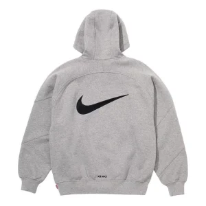 Supreme x Nike Zip Up Hooded Sweatshirt 'Heather Grey' SS25SW1-HEATHER-GREY