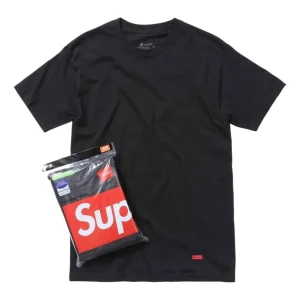 Supreme x Hanes FW26 Tagless T-Shirts (3 Pack) 'Black' SUP-FW26-035-BLK