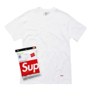 Supreme x Hanes FW26 Tagless T-Shirts (3 Pack) 'White' SUP-FW26-035-WHT