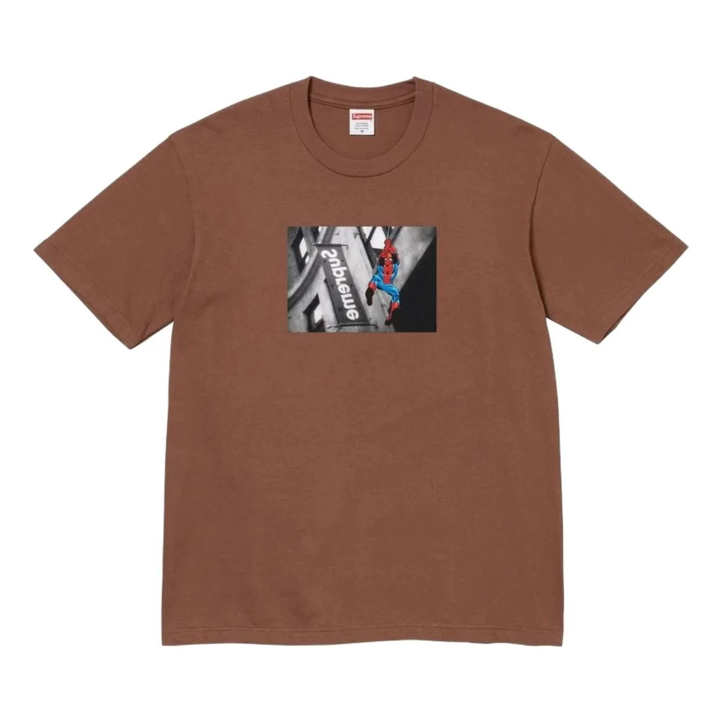 Supreme SS26 Spider-Man T-Shirt 'Brown' SUP-SS26-001-BRN