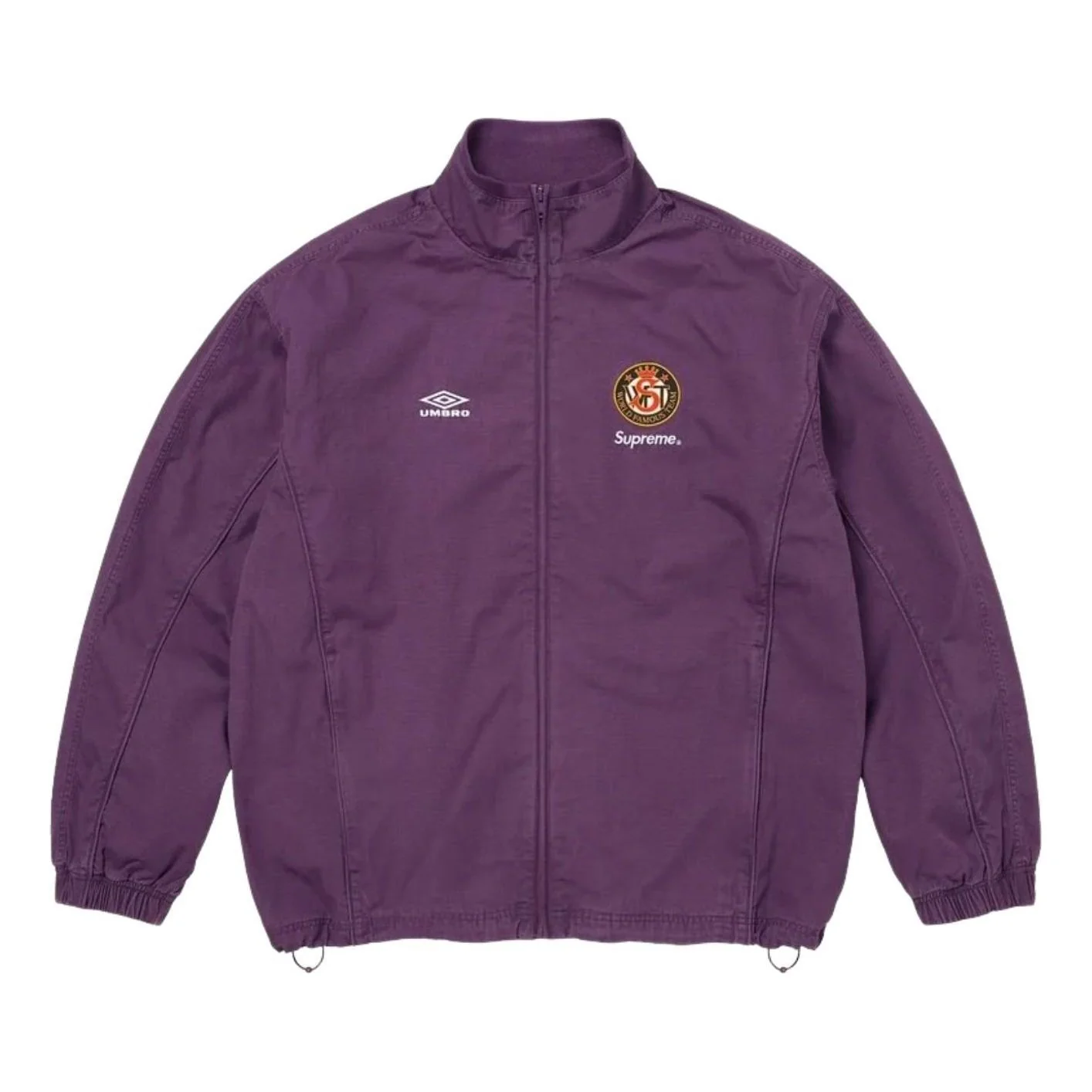 Supreme x Umbro SS26 Cotton Ripstop Track Jacket 'Plum' SUP-SS26-009-PLM