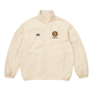 Supreme x Umbro SS26 Cotton Ripstop Track Jacket 'Stone' SUP-SS26-009-STN