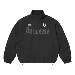 Supreme x Umbro SS26 Rhinestone Track Jacket 'Black' SUP-SS26-331-BLK