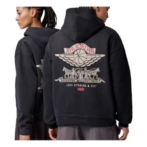 Air Jordan x Levi's Full-Zip Hoodie 'Black' IM6734-010